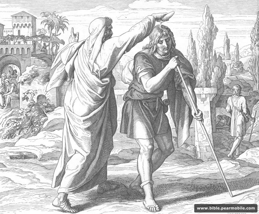 سفر صموئيل الاول 10:1 - Samuel Annoints Saul